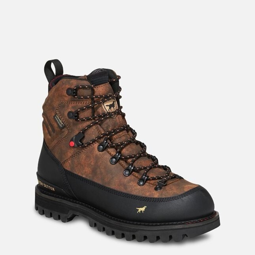 Irish Setter By Red Wing Men's Elk Tracker XD Brown Leather Boots 3980 Sz 11.5 D